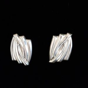 Sterling silver clip earings